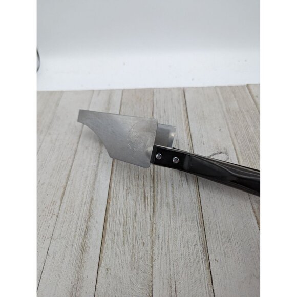 Stainless Steel Cake Pie Server Slicer 10'' Flower Black Handle - Picture 5 of 8